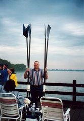Doug s Dad with the sculls